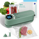 HOTU 1PC 1200mAh Sellador de Alimentos Portátil, Sistema Automático de Sellado de Snacks Multifunción, Succión e Inflado Externos, Sellador al Vacío USB Recargable para Cocina y Picnics al Aire Libre, Batería de 36V
