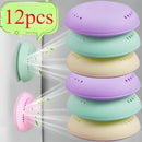 12 tabletas aromáticas + 2 cajas de tabletas ambientadoras con aroma a lavanda y rosas - Desodorante de larga duración ideal para hogar, auto, baño, armario y clóset - Desodorante sólido comprimido con estuche adicional