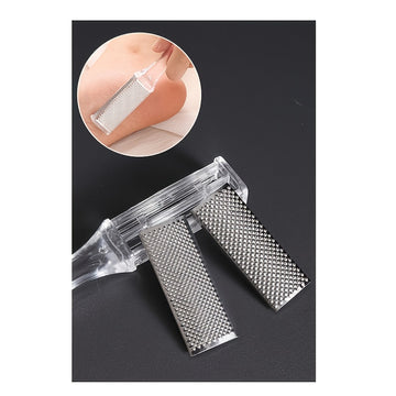 2 piezas de lima para pies, cepillo para pies, removedor de callosidades, herramienta de pedicura y pulidora para eliminar viejas cutículas