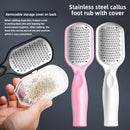 1 pieza, eliminador de callos y piel muerta ergonómico para pies, mango de plástico, lima profesional para pedicura, ideal para pies húmedos y secos, esencial para el cuidado de los pies en casa, hipoalergénico.