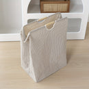 Cesto De Lavandería Plegable De 1 Pieza, Cesto De Ropa Con Asas, Cesto Grande Para Guardar Ropa, Toallas Y Juguetes En La Familia Y En El Dormitorio, Organizador De Lavandería Y Almacenamiento Para Baño, Dormitorio Y Lavadero