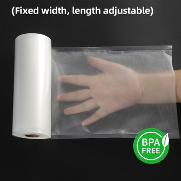 Rulos de sellador de vacío Agashe, bolsas comerciales de un solo uso con relieve para la preservación de alimentos, sous vide y preparación de comidas – Compatibles con todas las máquinas de sellado de vacío, material PE+PA multiusos libre de BPA, durade