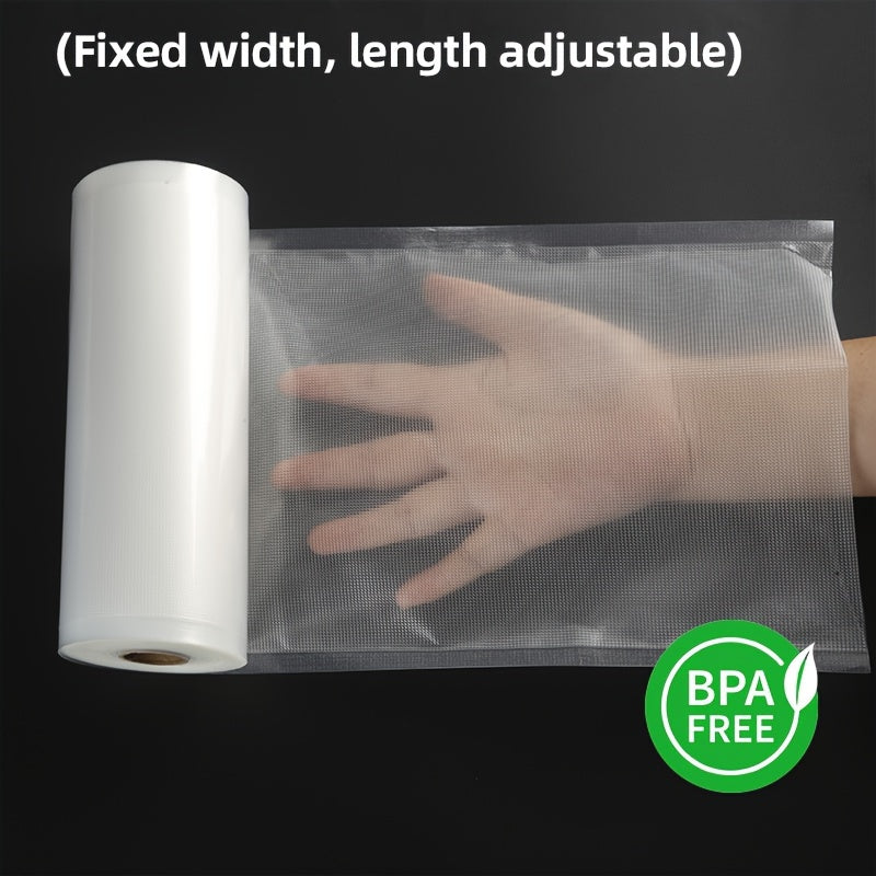 Rulos de sellador de vacío Agashe, bolsas comerciales de un solo uso con relieve para la preservación de alimentos, sous vide y preparación de comidas – Compatibles con todas las máquinas de sellado de vacío, material PE+PA multiusos libre de BPA, durade