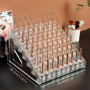 1pc Soporte De Exhibición De Esmalte De Uñas Para Herramientas De Manicura, Caja De Almacenamiento De Pegamento Para Esmalte De Uñas, Organizador De Escritorio De Cosméticos De Sombra De Ojos De Tienda De Uñas