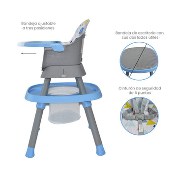 SILLA COMEDOR SEVEN 7EN1 PRIORI AZUL-