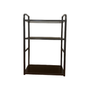 1 caja de almacenamiento para escritorio con protección lateral, estilo clásico, acabado en pintura negra, estructura de madera dura, sin necesidad de electricidad, disponible en 2 modelos para elegir, ideal para oficina, residencia y hogar