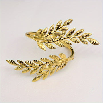 6 Piezas, Anillo De Servilleta Con Forma De Trigo, Decoraciones De Bodas, Ceremonias, Hebillas De Anillos De Servilleta Para Decoraciones De Mesa, Bodas, Cenas, Decoración De Fiestas