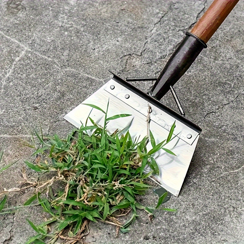 Paleta de Jardín de Acero Inoxidable con Mango de Madera - Herramienta Resistente al Óxido para Cavar y Deshierbar, Diseño Ergonómico para Trabajos Exteriores, Regalo Perfecto para el Día de la Madre o del Padre (Sin Baterías), Construcción Robusta, Cult