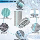 1pc Bolsa de Lavado para Zapatos con Cierre de Cremallera, 38.99cm x 19.0cm, Accesorio para Secadora, Regalo para Mamá, Bolsas de Ropa