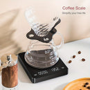 Báscula de Café con Botón Táctil de Alta Precisión - Recargable por USB, Precisión de 3kg/0.1g, Perfecta para Cocina y Baño