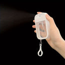 1 botella rociadora portátil de alta presión, atomizador fino para alcohol desinfectante de manos, almacenamiento de viaje en el bolsillo, envase pequeño, mini botella de perfume, 50 ml, regalo de Navidad/Halloween