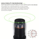 Mezclador de Audio Profesional de 4 Canales con Sistema de Micrófono Inalámbrico UHF para Escenario, Karaoke y Actuaciones En Vivo – Alimentado por USB, Construcción de Aleación, Negro, Incluye 2 Micrófonos y Fuente de Alimentación Fantasma, Accesorios p