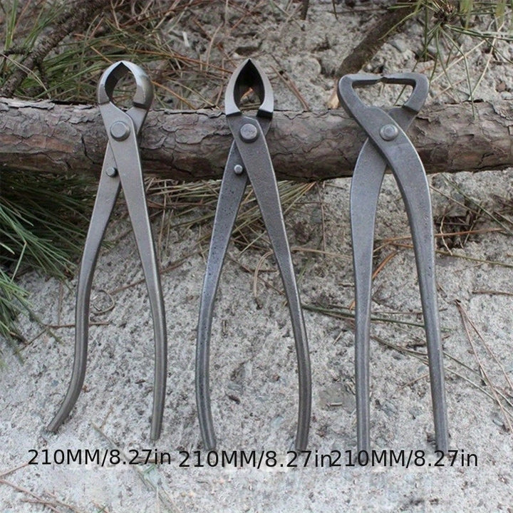 Alicates Profesionales para Podar Bonsái - Acero de Alto Carbono, Mango Ergonómico para Recorte Preciso de Raíces y Ramas, 210mm