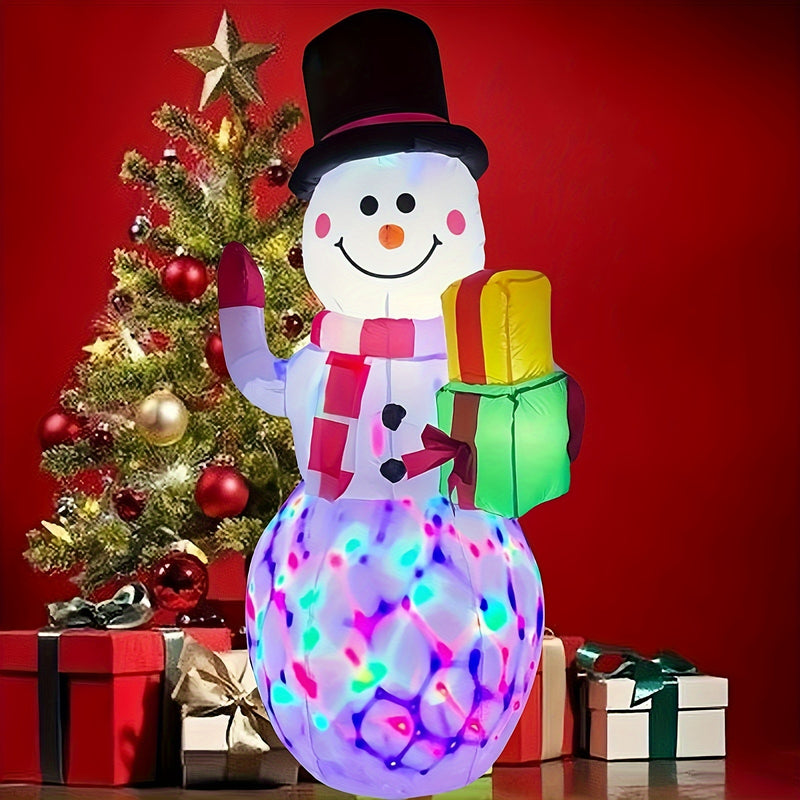 Muñeco de Nieve Inflable Navideño de 152.4 cm