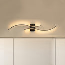 1pc Lámpara de Pared LED Moderna Negra - Acabado en Metal Mate, Montaje Semi-Rasante, Iluminación Dimmable para Ambiente, Adecuada para Dormitorio, Baño, Cocina, Pasillo, Escalera y Comedor, Lámpara LED Elegante