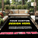 1 alfombra exterior ideal para áreas de fotos y señalización, diseñada específicamente para jardines interiores y exteriores, terrazas, balcones, campamentos o entradas. Lavable a máquina