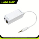 Adaptador de Audio Lanlison - Conecta Guitarra, Bajo, Altavoz, Batería Eléctrica y Piano a Smartphone para Grabación y Efectos, Convertidor, Línea