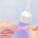 Linterna USB para Uñas - Secador de Gel Rápido con Alimentación USB, Lámpara Compacta para Manicura/Pedicura sin Adaptador/Batería Necesaria, Luz Portátil para Cuidado de Uñas, Regalo Ideal para Artistas y Clientes, Diseño Elegante y Duradero, Herramient