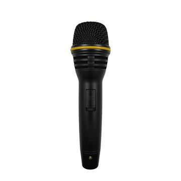 Micrófono dinámico profesional con cable y conector de 6,35 mm - Sonido de alta fidelidad, reducción de ruido, diseño negro para KTV, transmisión en vivo, reuniones y canto - Configuración fácil de enchufe y juego, grabación y uso en vivo múltiples, micr