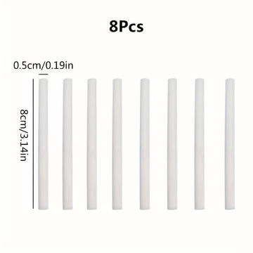 2/6/8 Núcleos De Algodón Humidificador USB, Hisopos De Algodón Absorbentes, Elementos Filtrantes De Repuesto, Varillas De Esponja De Purificación De Filtro Volátil De Aromaterapia