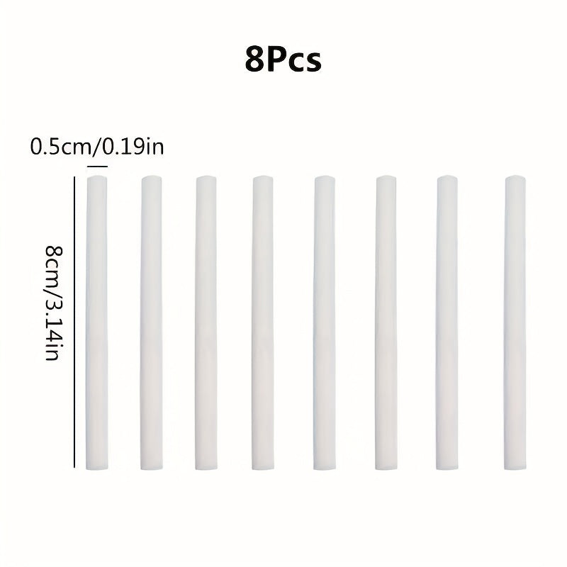 2/6/8 Núcleos De Algodón Humidificador USB, Hisopos De Algodón Absorbentes, Elementos Filtrantes De Repuesto, Varillas De Esponja De Purificación De Filtro Volátil De Aromaterapia
