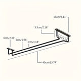 Soporte para Copas de Vino de Hierro de 2 Piezas - Estante Ahorrador de Espacio para Gabinete en Cocina y Bar