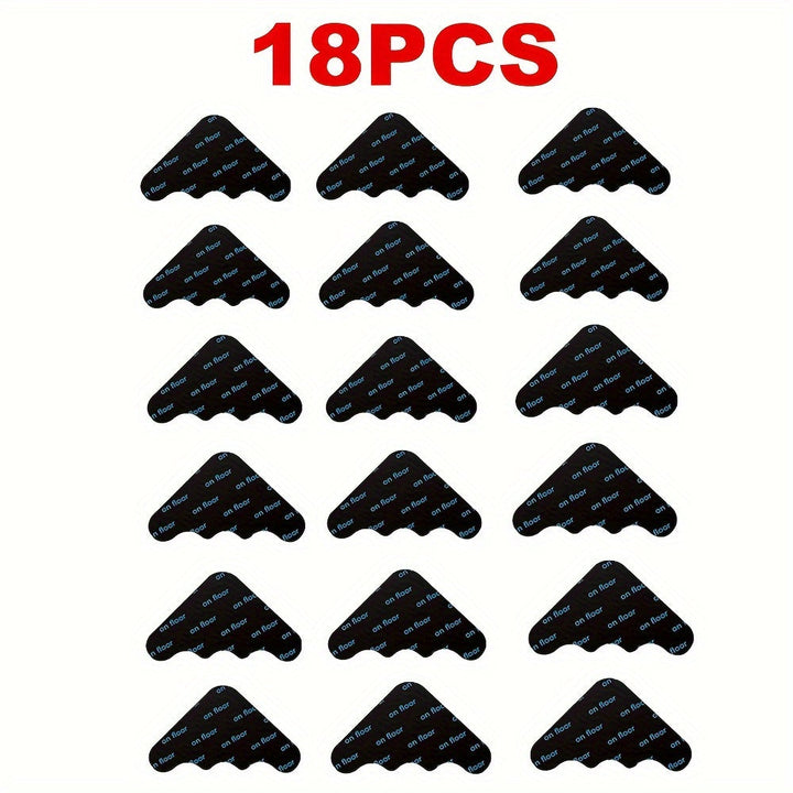 4/18/36piezas Cinta de alfombra reutilizable Antideslizante Anticurvado Lavable Alfombra de suelo Fija Pegatina Alfombra de piso Cinta de suministros para el hogar