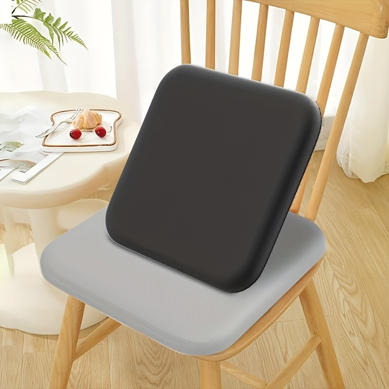 1 cojín ergonómico de espuma con memoria, antideslizante y cómodo para oficina, comedor y estudio, funda de tejido de punto lavable a mano, relleno de poliuretano, ideal para viajes, soporte para el cuello, comodidad para rodillas y piernas, cojín para s