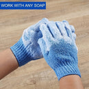 12 piezas de guantes de ducha exfoliantes suaves en colores vibrantes - Perfectos para exfoliar el cuerpo, tratamientos de spa y uso diario - Ideales para mujeres, hombres y niños, accesorio de spa | Guantes vibrantes | Textura suave