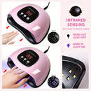 ¡Nueva lámpara LED para uñas, secador de gel con temporizador automático y sensor rápido, luz dual 24 fuentes, equipo para manicura y pedicura, herramienta profesional para salones de uñas!