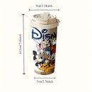 1 unidad de taza de viaje de 18 oz Disney Mickey Mouse, taza de acero inoxidable, termos a prueba de fugas con tapa para bebidas frías y calientes, ideal para actividades al aire libre y en el auto, modelo KFB03221