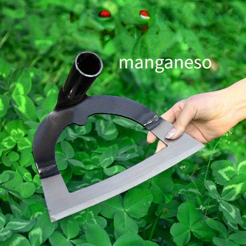 Pala de acero de alta resistencia - Herramienta agrícola para ahorrar trabajo en la eliminación de malezas y la descompactación del suelo, pala de jardín manual para la eficiente extracción de raíces y aéreo, herramientas de jardinería ergonómicas | Herr