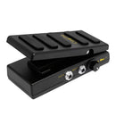 Pedal de volumen dual de AHAJII - Controles de aumento y reducción, señal analógica, pedal de efecto de guitarra negro para amplificadores de guitarra, DC 9-36V, no necesita batería, pedal de guitarra