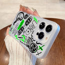 Funda para iPhone con diseño artístico de graffiti The Rapper Fer-Xxos, compatible con iPhone 16, 15, 14, 13, 12, 11 Pro Max, Mini, XR, XS, X, 7, 8 Plus, cubierta trasera suave de TPU mate