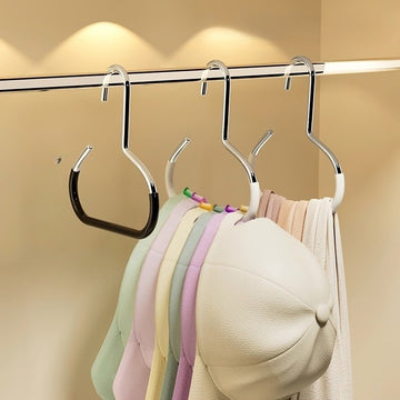 Soporte de sombrero 8 en 1, colgador de gorras de béisbol integrado en el armario del dormitorio, estante de exhibición colgante multifuncional para uso doméstico, sin rastro, sin gancho, 12 meses para almacenamiento de sombreros, mantén los sombreros li
