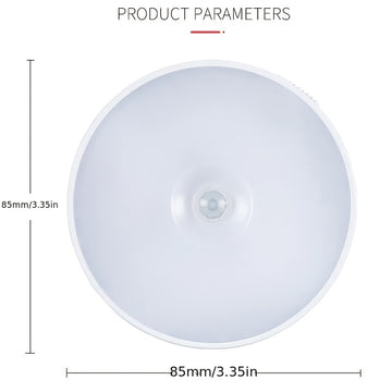 Luz nocturna LED recargable por USB con sensor de movimiento y tecnología PIR, 8 luces, tira magnética adhesiva para clósets, gabinetes, escaleras, habitaciones y más, eficiente en energía, portátil y fácil de instalar, tira de luces LED recargable por U