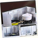 Protección contra salpicaduras autoadhesiva para hornos de aleación de aluminio - No requiere taladrado, resistente a la suciedad y altas temperaturas, cubierta protectora para paredes de hornos de cocina, fácil de limpiar y diseñada para prevenir la for