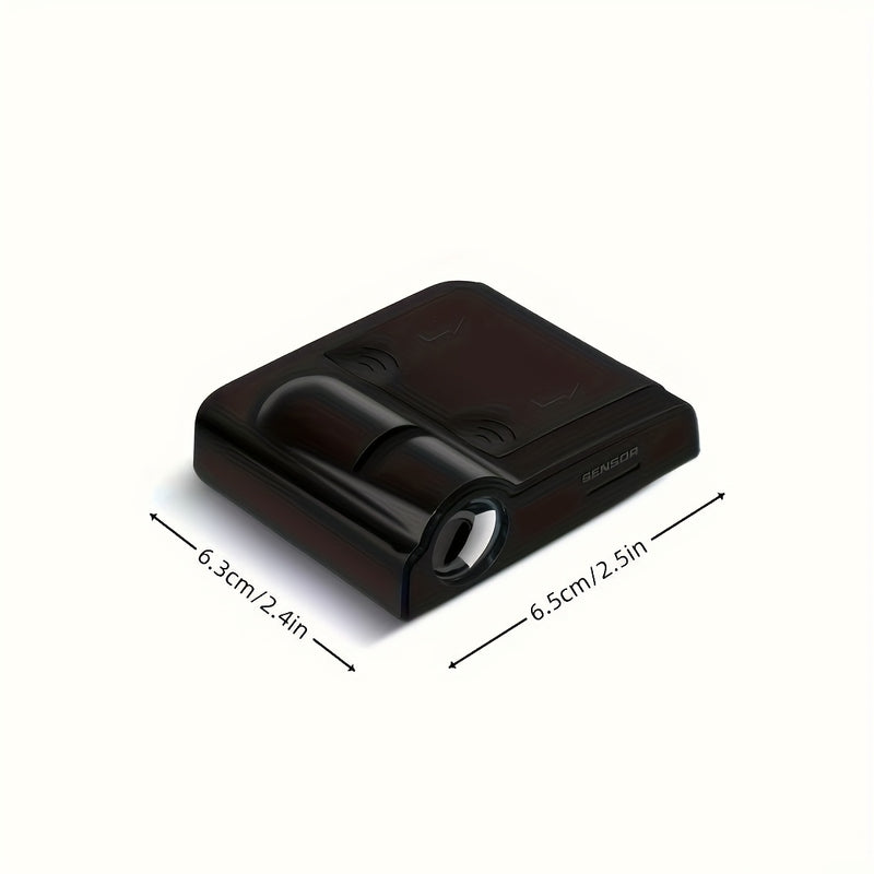 Fotos personalizadas según tus preferencias, varios colores y estilos, personalización avanzada de 2/4 conjuntos, adecuados para todas las luces de bienvenida de puertas de coche, sin batería, puede soportar la personalización de fotos, regalos de vacaci