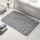 1pc Alfombra/1set Cinta para Alfombra con Relieve de Guijarros, Alfombra Suave y Cómoda, Alfombra de Espuma de Memoria - Absorbente Rápida y Lavable - Accesorios de Baño Antideslizantes/Alfombras Cinta de Doble Cara, Cinta para Alfombra Reutilizable y La