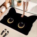 1 pieza, alfombrilla de baño de arcilla de diatomeas negra, rápida secado, anti-deslizante, gruesa y fuerte absorción, lavable, poliéster con base de arcilla de diatomeas de goma, perfecta para duchas, cocinas, salas de estar y suelos de dormitorios.