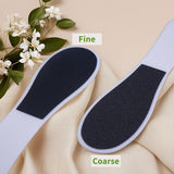 Lijadora de pies para pedicura con mango de plástico, reemplazable, higiénica, segura y asequible para uso en salones, spas y hogares. Diseño ergonómico antideslizante, no necesita batería, herramientas para pedicura, cuidado de pies en salones, herramie