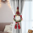 Decoración navideña de gnomo de tela vintage, paquete de 1, Tomte escandinavo a cuadros, muñeco de Papá Noel sin rostro hecho a mano, adorno festivo para las fiestas y el año nuevo para la decoración del hogar, sin electricidad, sin plumas.