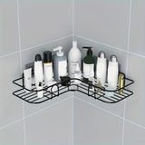 Estantería de Baño Colgante que Ahorra Espacio, Estante de Almacenamiento Colgante de Metal Duradero para Diversos Tipos de Habitaciones, Instalación Fácil, No Requiere Taladrar, Organizador Multipropósito, Organizadores y Almacenamiento de Baño