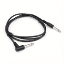I-zclive, Cable de audio de 90 grados de 6.5 mm, de 6.35 mm de cobre libre de oxígeno, Línea de reducción de ruido de codo recto de 6.35, Conector de metal aplicable para computadora, Eid Al-Adha Mubarak