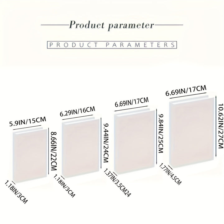 Juego de 4 Libros Decorativos, Conjunto para Decoración del Hogar, Adornos para Estantería de Sala de Estudio, Artículos Duraderos para Exhibición a Largo Plazo