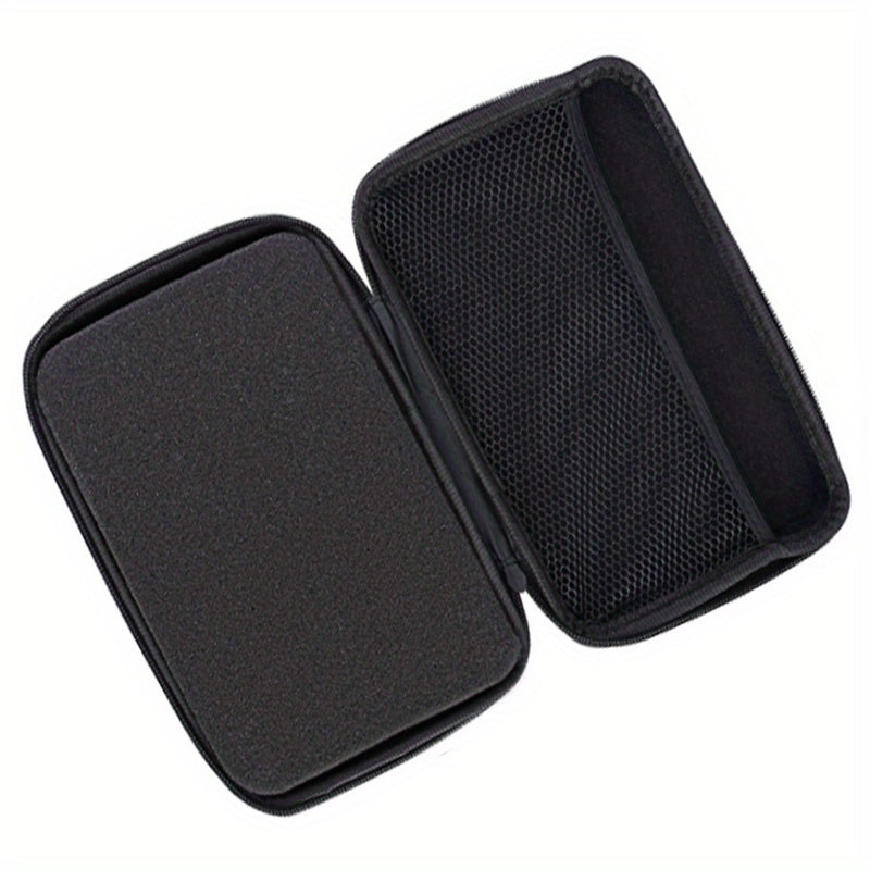 Estuche de Viaje Ligero de Nylon para Micrófono con Acolchado de Esponja - Bolsa de Almacenamiento Duradera de EVA para Equipo de Fotografía y Video
