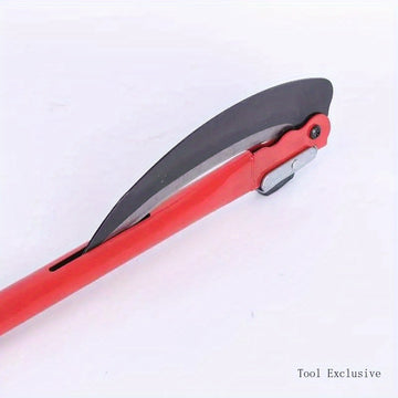 Machete Plegable de Acero Manganeso para Trabajo Pesado - Herramienta de Jardín Manual con Mango Largo y Agarre Ergonómico, Diseño Portátil Plegable para Deshierbe, Corte de Césped, Leña y Camping al Aire Libre