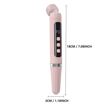 Juego de lima eléctrica portátil 2 en 1 con lámpara de uñas de 5 velocidades ajustable + pulidora USB recargable, ideal para salón y uso doméstico