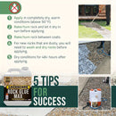 Pegamento para rocas de jardinería, 1/2 piezas, 53 onzas, adhesivo transparente para grava, estabilizador de granito descompuesto, cubierta segura para mascotas, bloquea grava/guijarros/piedras, cubre 50 pies cuadrados, manualidades y arte