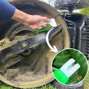 1 pieza de afilador de cuchillos Wusthof de PVC - Herramienta de afilado manual para cuchillos pequeños, hojas dentadas, hachas y espadas - Ideal para uso en cocina y al aire libre - Restaura y reparación de hojas, herramienta de afilado de cuchillos | D